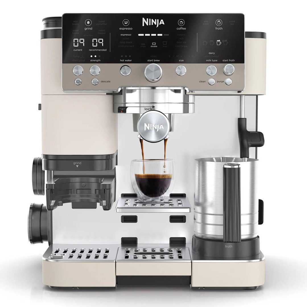 Ninja Luxe Café Premier Espresso Machine - Oat Milk ES601WH