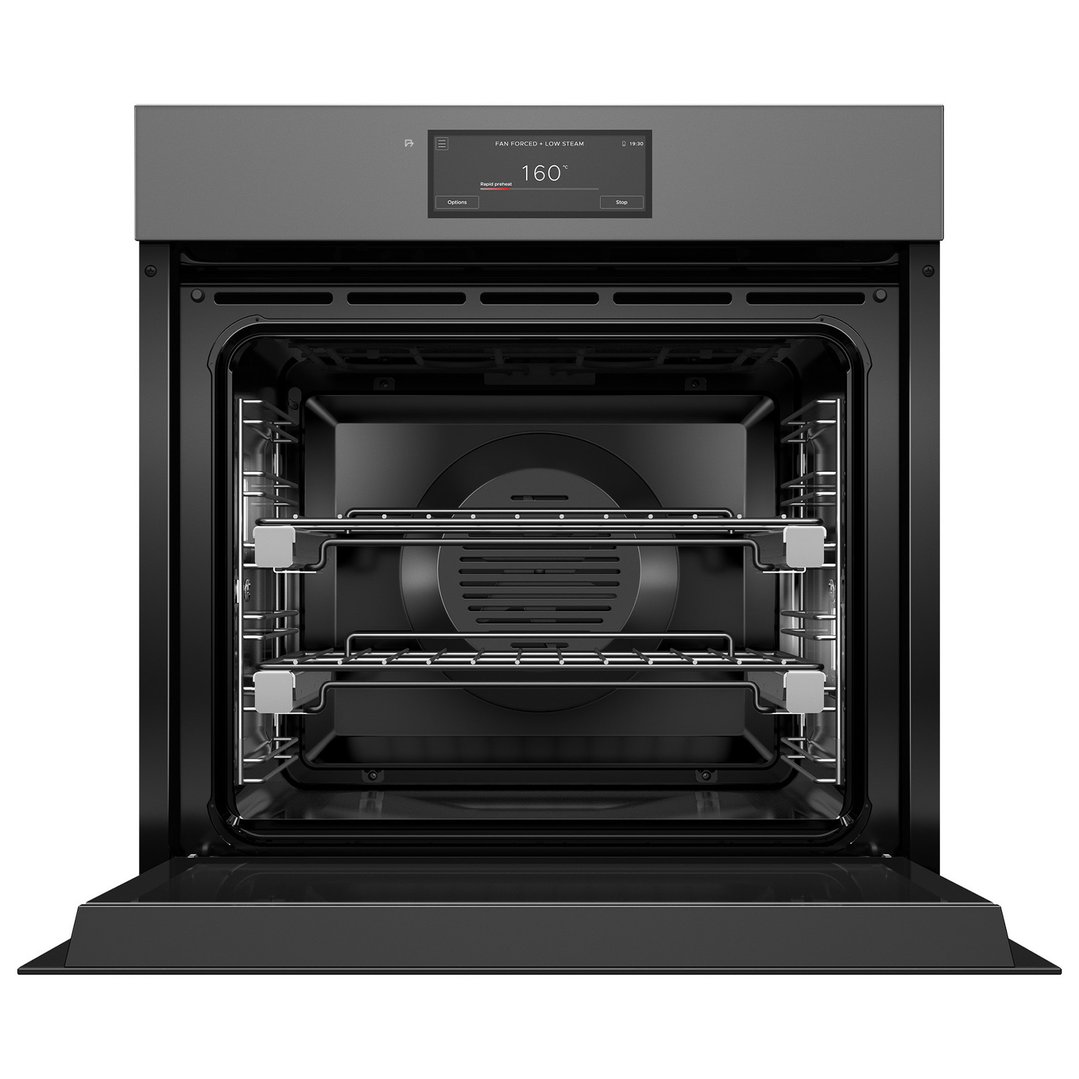 Fisher & Paykel 60cm Minimal Handleless Combi-Steam Oven, Grey OS60SAMHUNG5