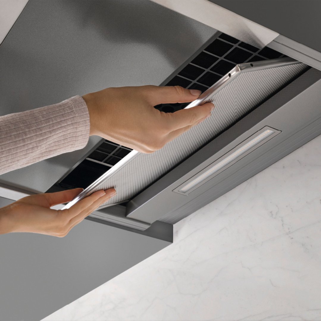Miele 60cm Slimline Slideout Rangehood Stainless Steel DAS2620