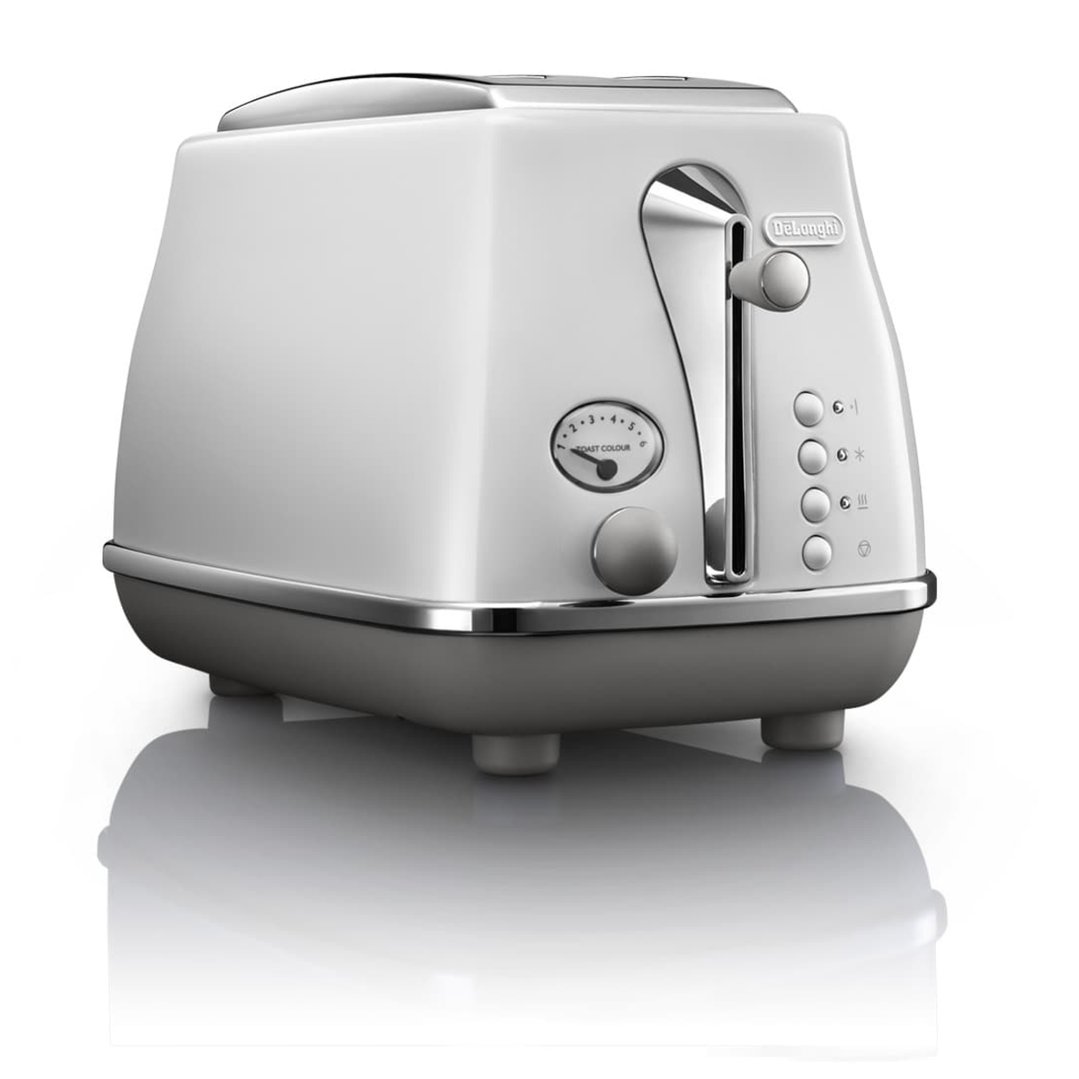 Delonghi Icona Capitals 2 Slice Toaster Sydney White CTOC2003W