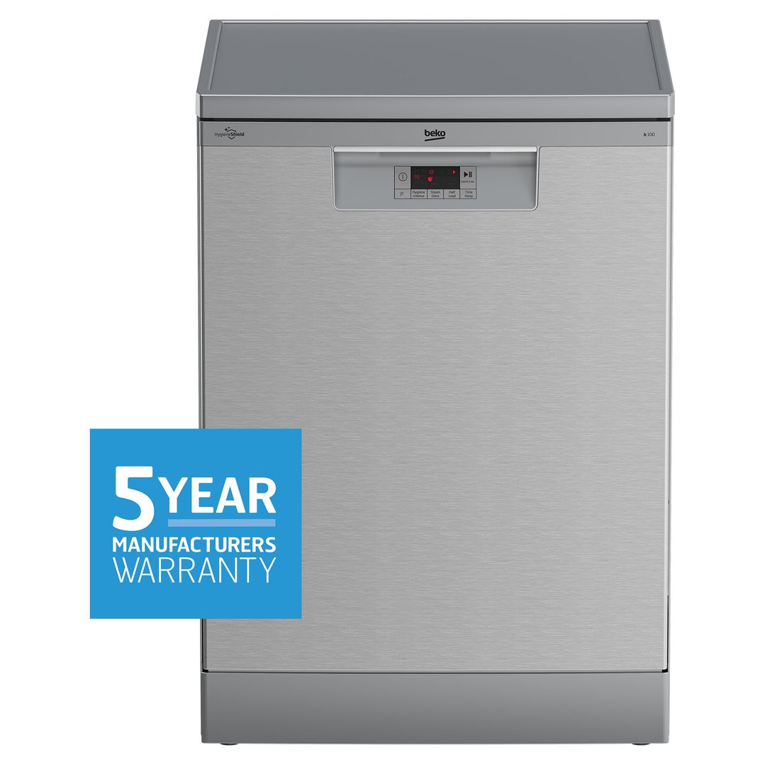 Beko 16 Place Setting Freestanding Dishwasher, White BDFB1630W