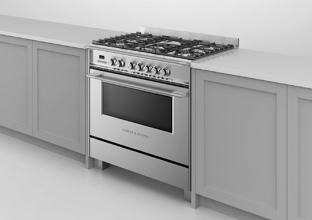 Fisher & Paykel 90cm Series 7 Classic 5 Burner Dual Fuel Cooker OR90SCG2X1