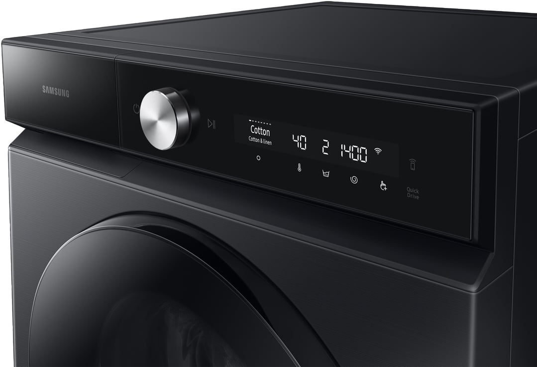 Samsung 12kg Bespoke AI Front-load Washer Auto Dispense Black WW12BB94ADGB