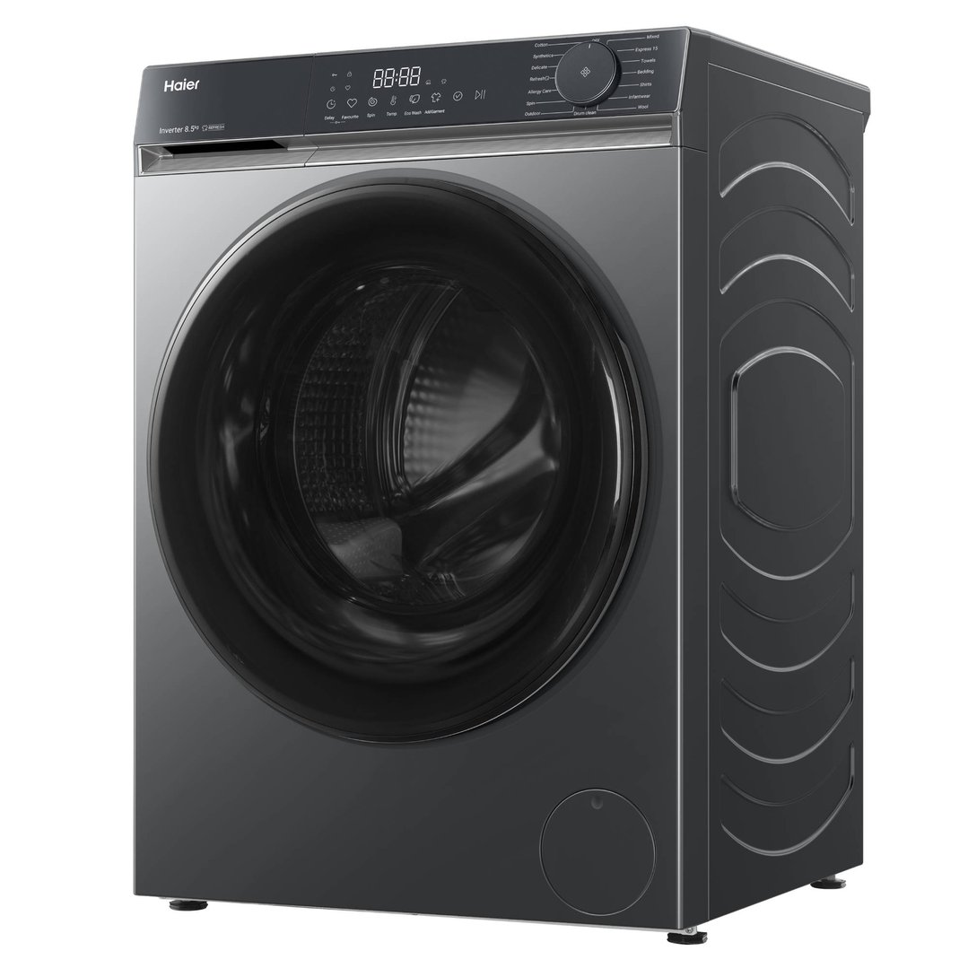 Haier 8.5kg 300 Series Front Load Washing Machine - Black HWF85KB1