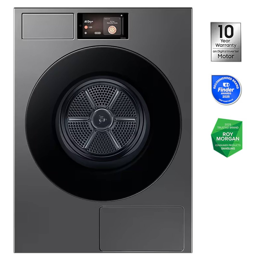 Samsung 17kg Bespoke AI Hybrid Heat Pump Dryer DV90F17CDS