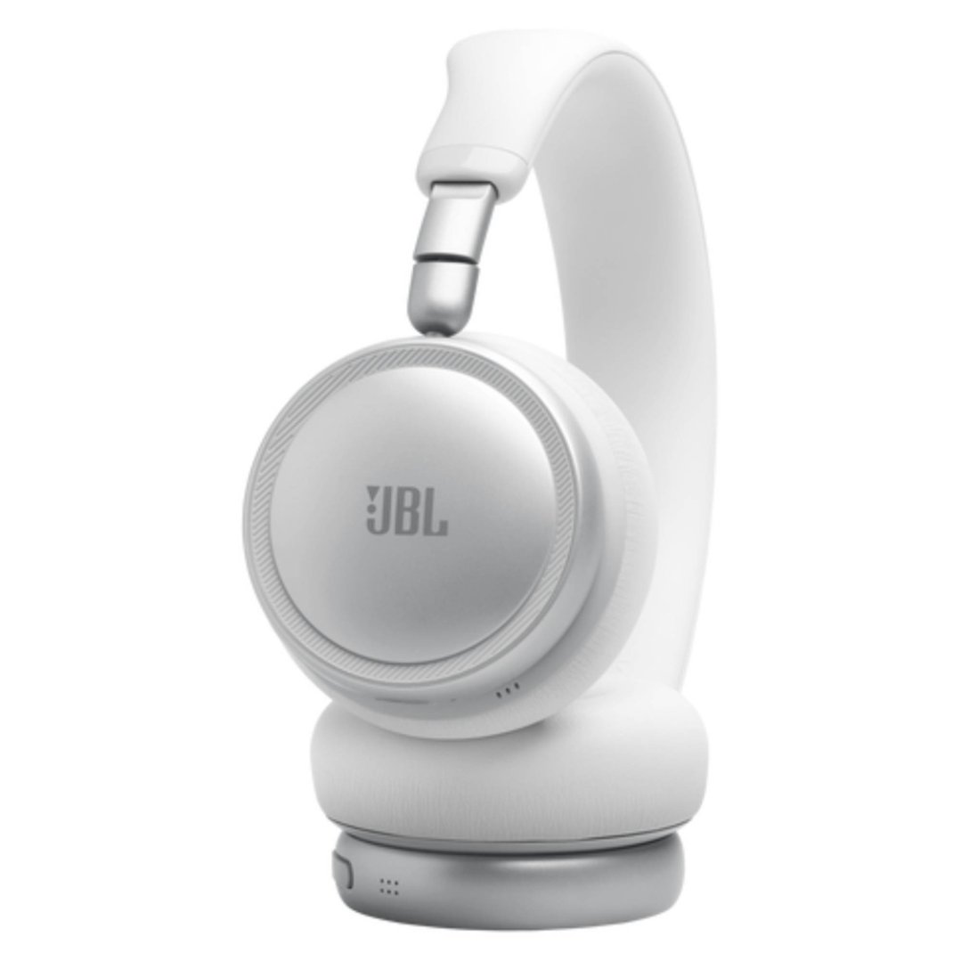 JBL Live 680 On-Ear BT Noise Cancelling Headphones - White JBLLIVE680NCWHT