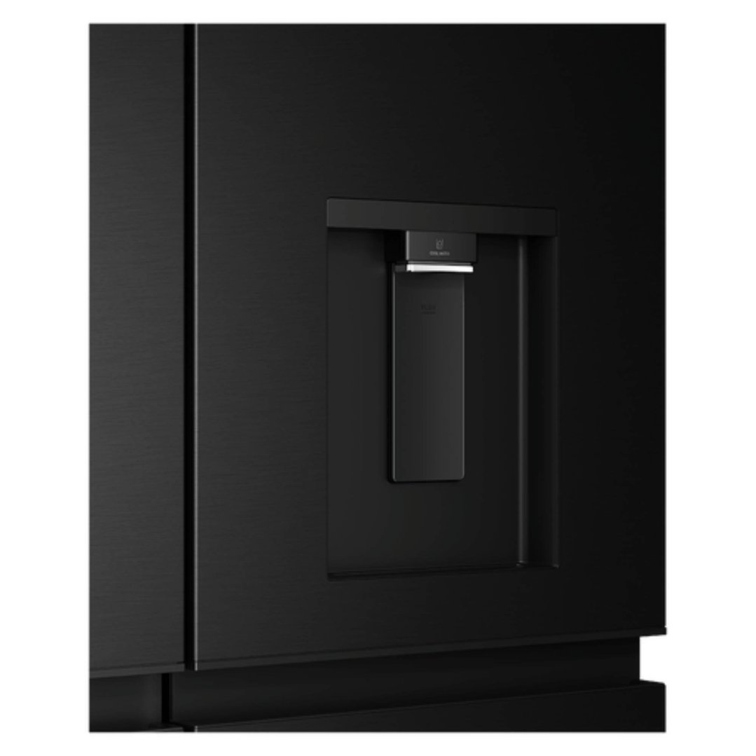 Haier 661L 500 Series, Side-by-Side Refrigerator Freezer, Water, Non-Plumbed, Black HRF650XHC
