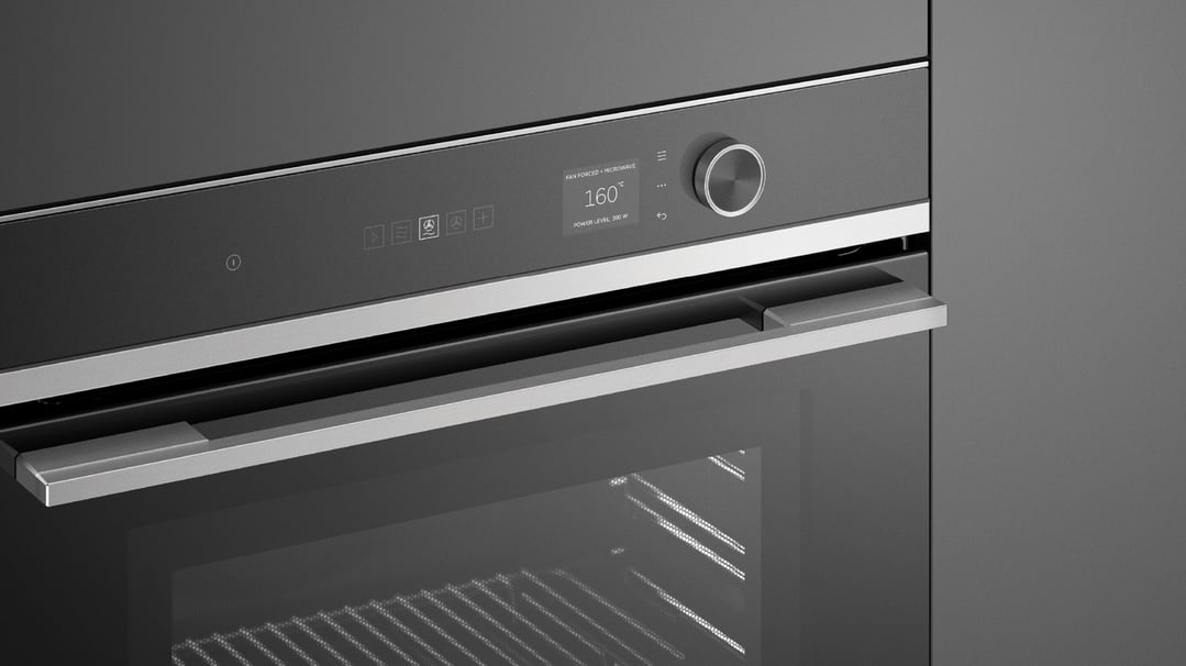 Fisher & Paykel 60cm Series 7 Contemporary Compact Combi-Microwave Oven OM60NDLX1