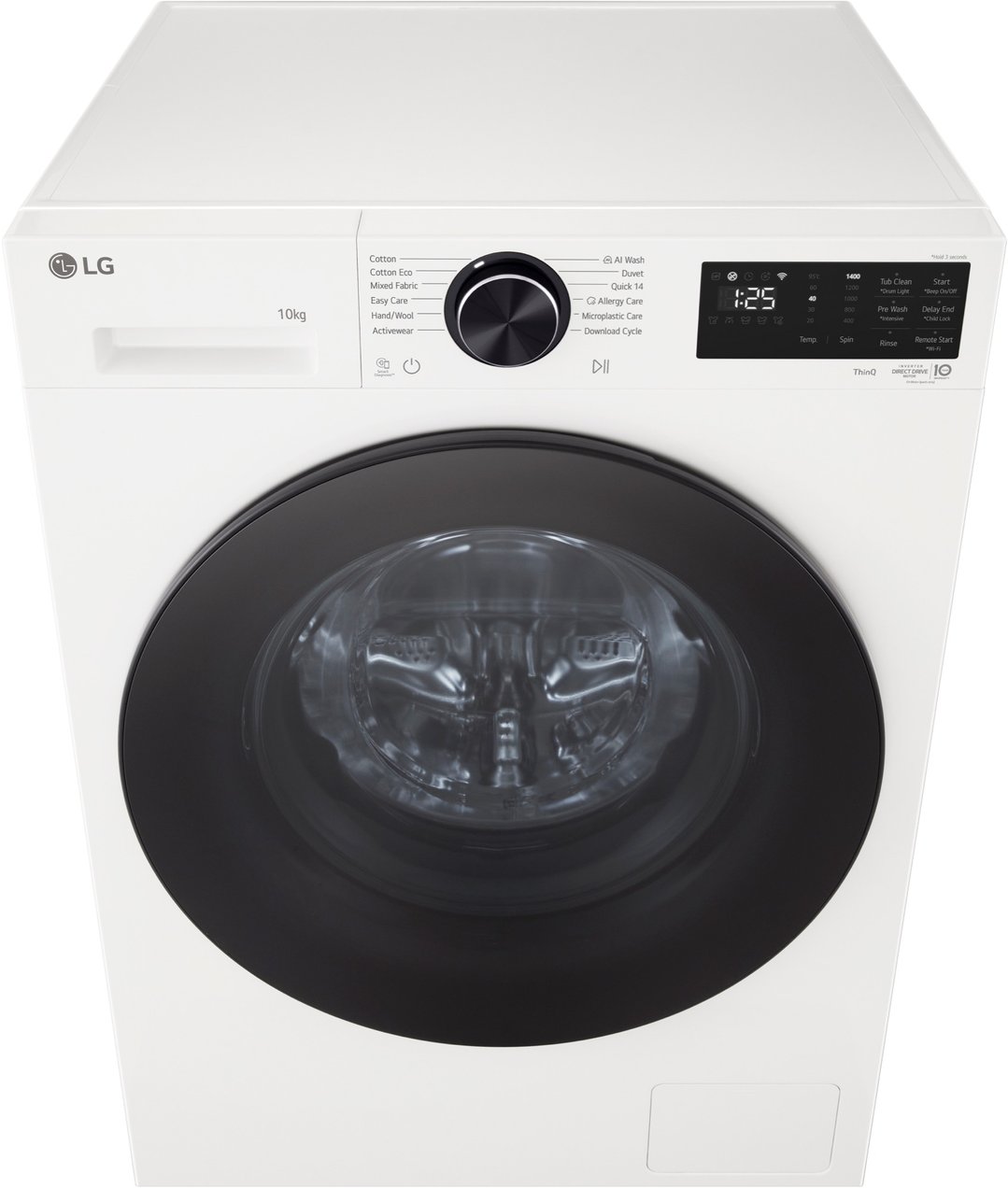 LG 10kg Series 3 Front Load Washer - AI Wash - White WX3-1410W