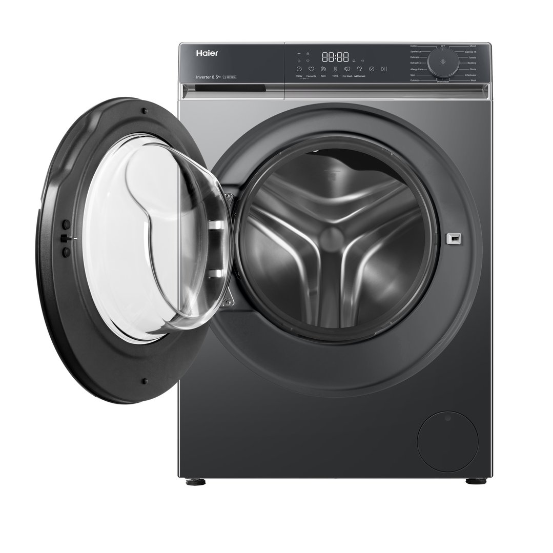 Haier 8.5kg 300 Series Front Load Washing Machine - Black HWF85KB1