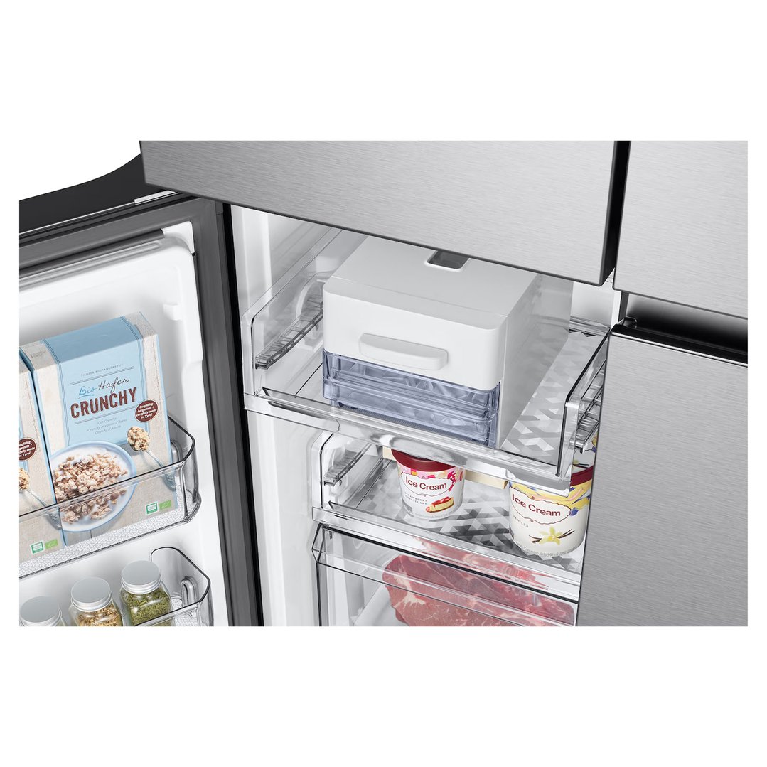 Samsung 649L 4-Door French Door Refrigerator - Silver SRF7100S