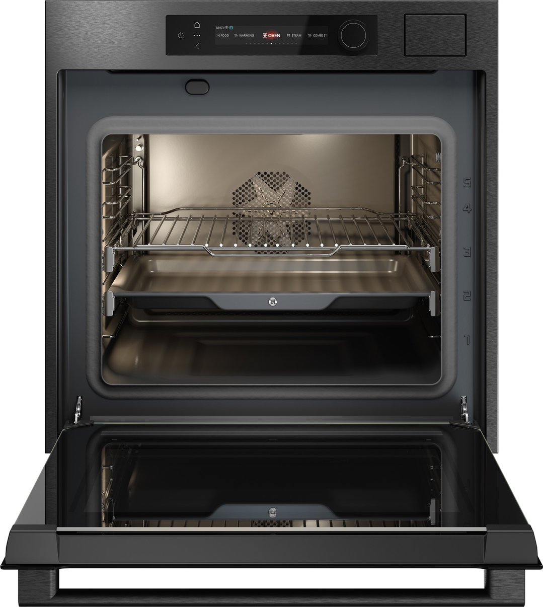 ASKO Craft Frame 60cm Combi Steam Oven - Black Steel OCS66BSH-AU