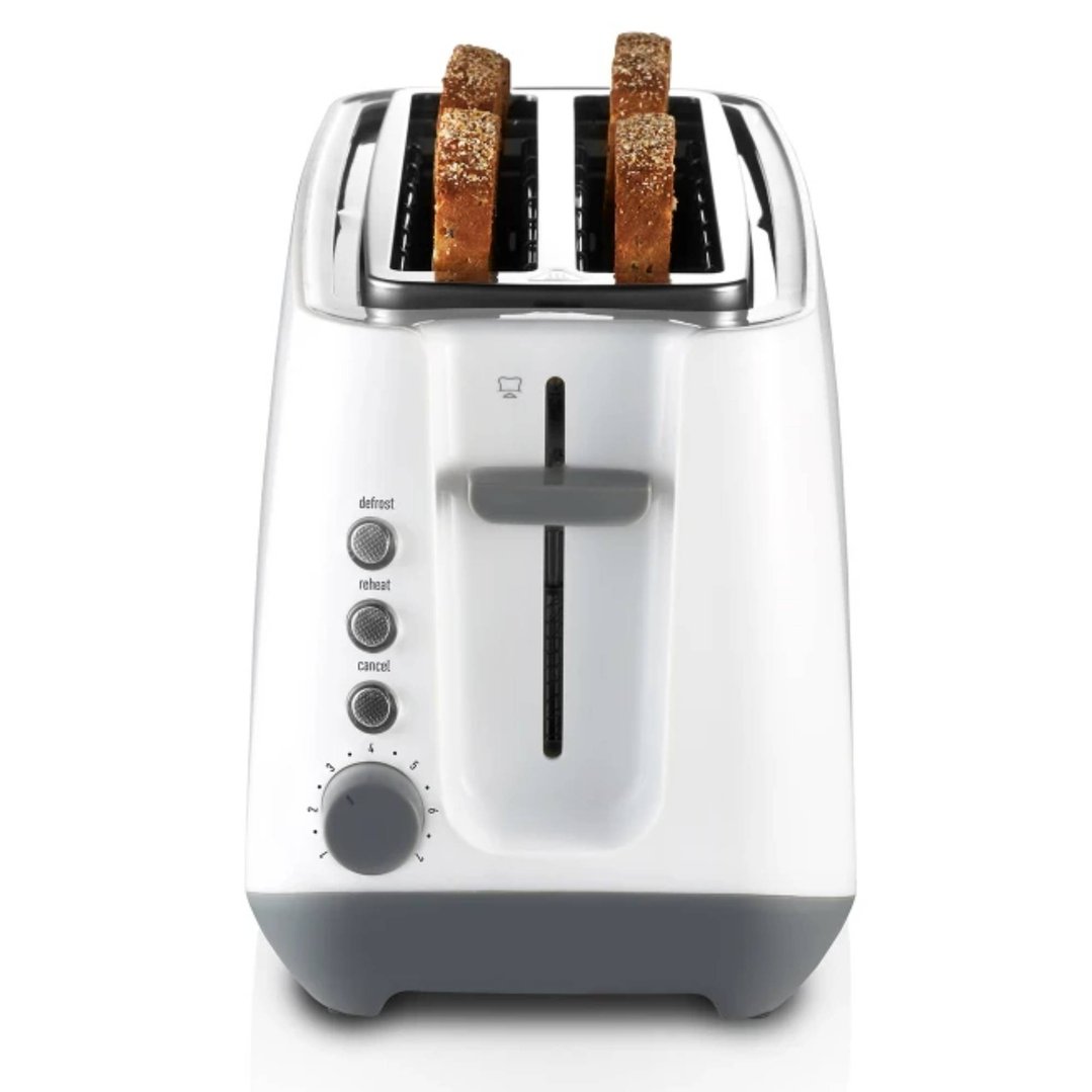 Sunbeam Rise Up 4 Slice Toaster White TAP0003WH