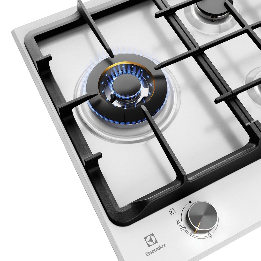 Electrolux 75cm UltimateTaste 900 5 Burner Gas Cooktop Stainless Steel. EHG755SE