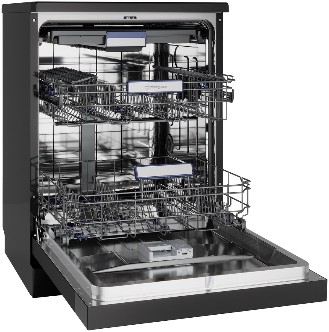 Westinghouse 60cm Dark Stainless Steel Freestanding Dishwasher WSF6608KXC