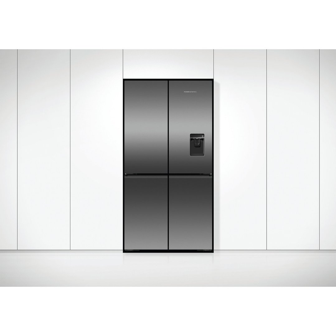 Fisher & Paykel 538L Series 7 Quad Door Refrigerator Freezer, Ice & Water RF605QNUVB1