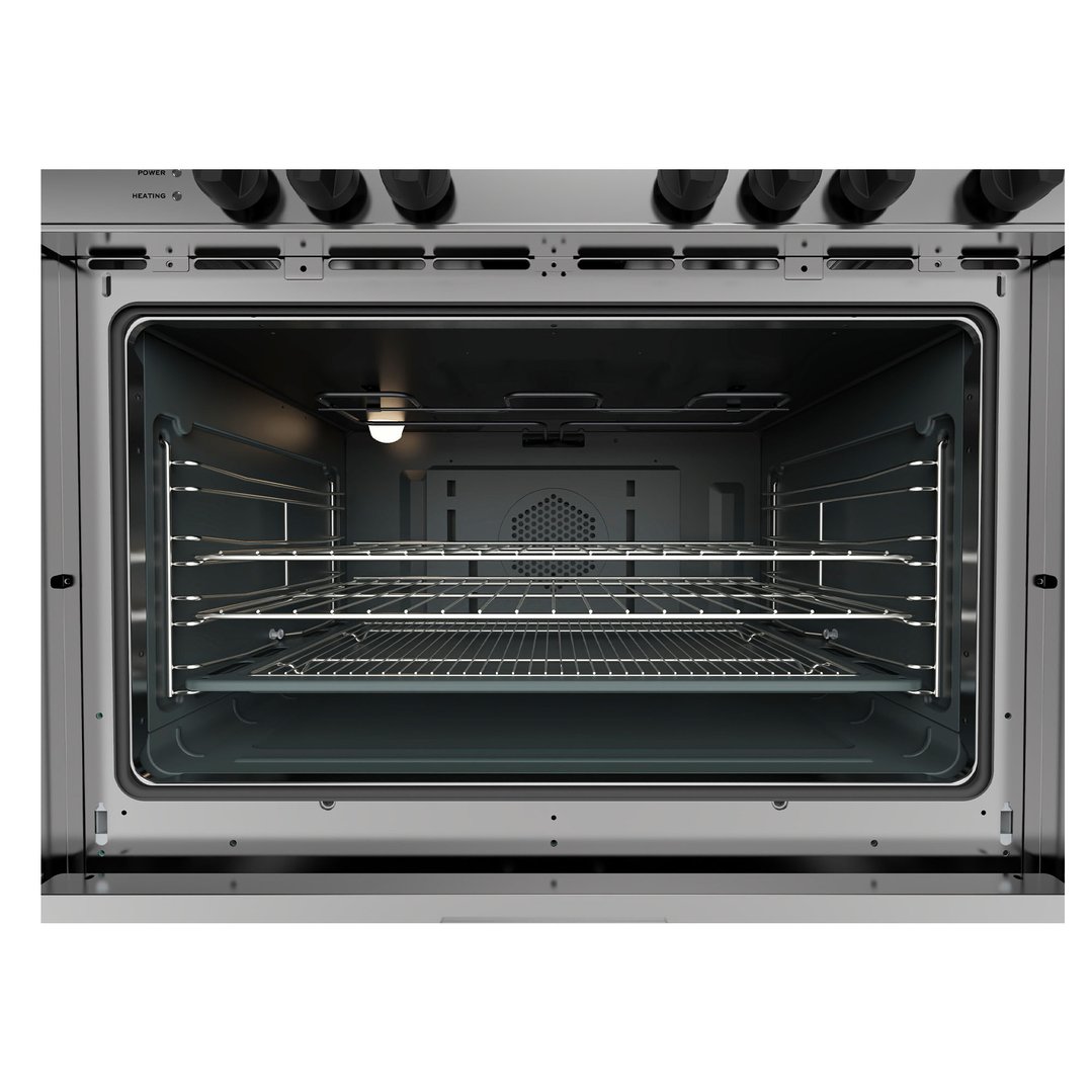 Glem Gas 80cm Matte Black Dual Fuel cooker GA865GEMB Buy Online with