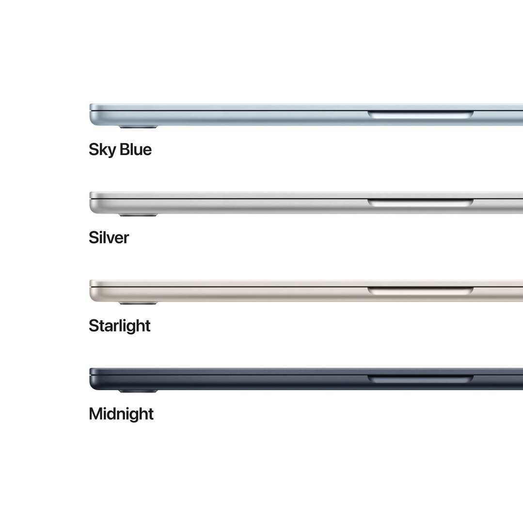 Apple 13" MacBook Air M5 chip with 10‑core CPU and 10‑core GPU, 24GB, 1TB SSD - Sky Blue MDHK4X/A