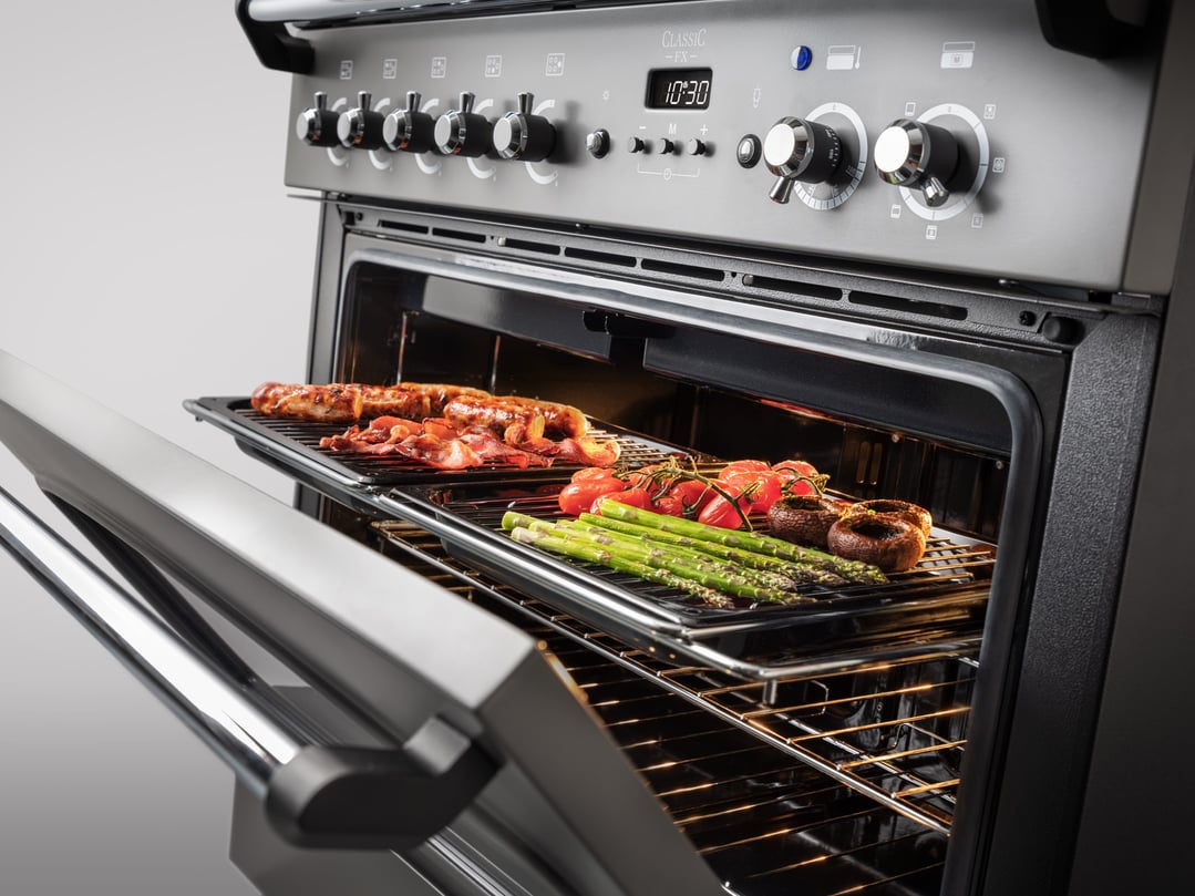Falcon Classic FX 90cm Dual Fuel Range Cooker Cream/Chrome CLA90FXDFCR/CH