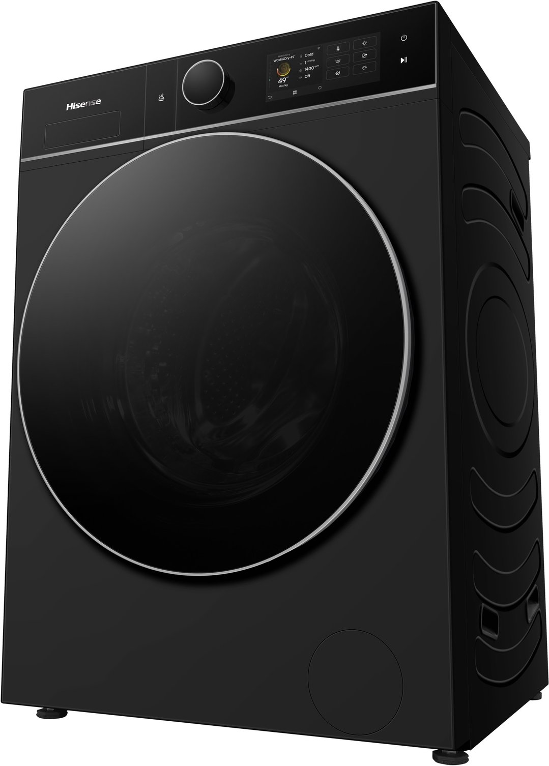 Hisense 12/8KG Black Washer Dryer Combo HCF8I1215HB