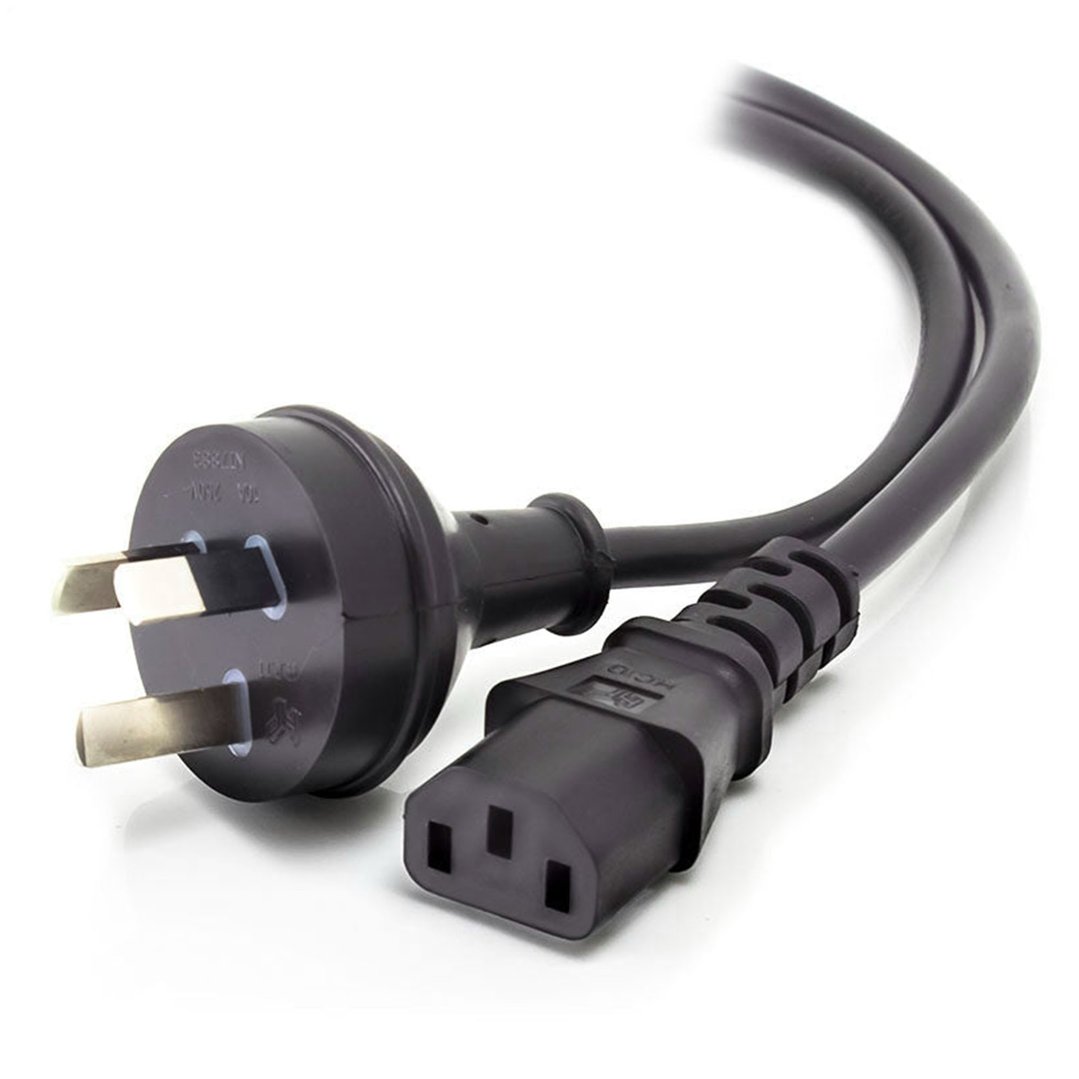 Alogic 2m Aus 3 Pin Mains Plug to IEC C13 MF-3PC13-02RBL