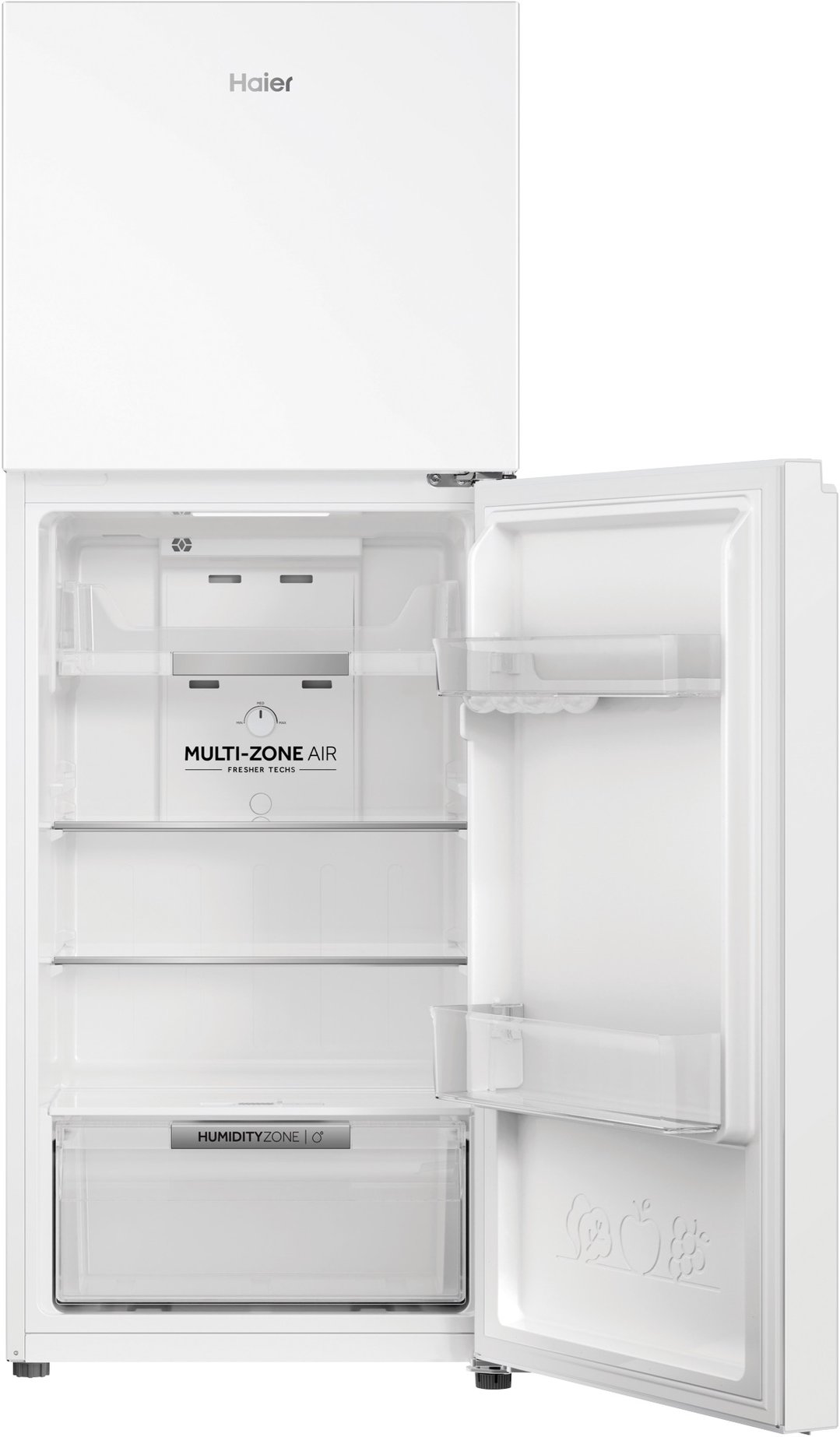 Haier 208L 300 Series Refrigerator White Top Freezer HRF210TW
