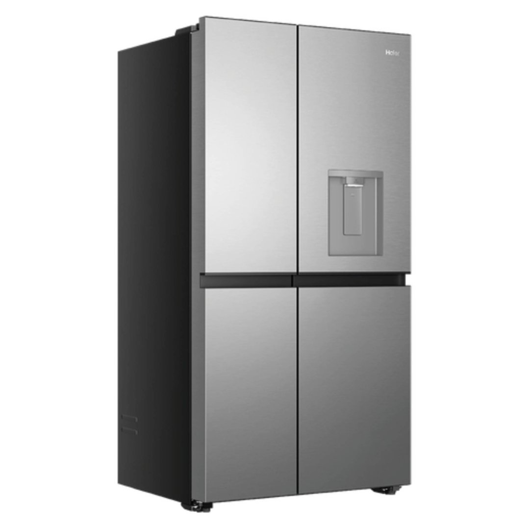 Haier 661L 500 Series, Side-by-Side Refrigerator Freezer, Water, Non-Plumbed, Satina HRF650XHS