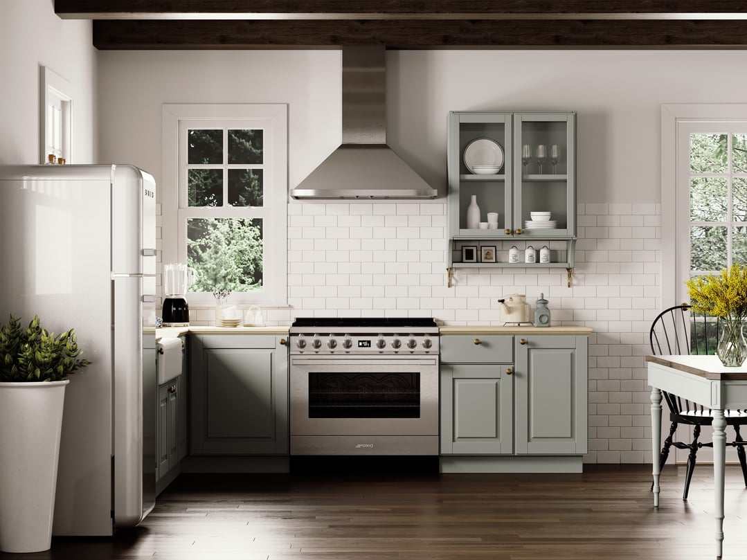 Smeg Portofino By90cm Freestanding Cooker CPF9GPXA