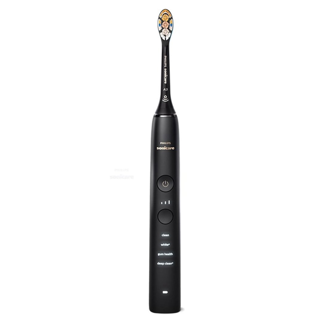 Philips Sonicare DiamondClean 9000 Electric Toothbrush, Black  with A3 brush head. HX9914/75