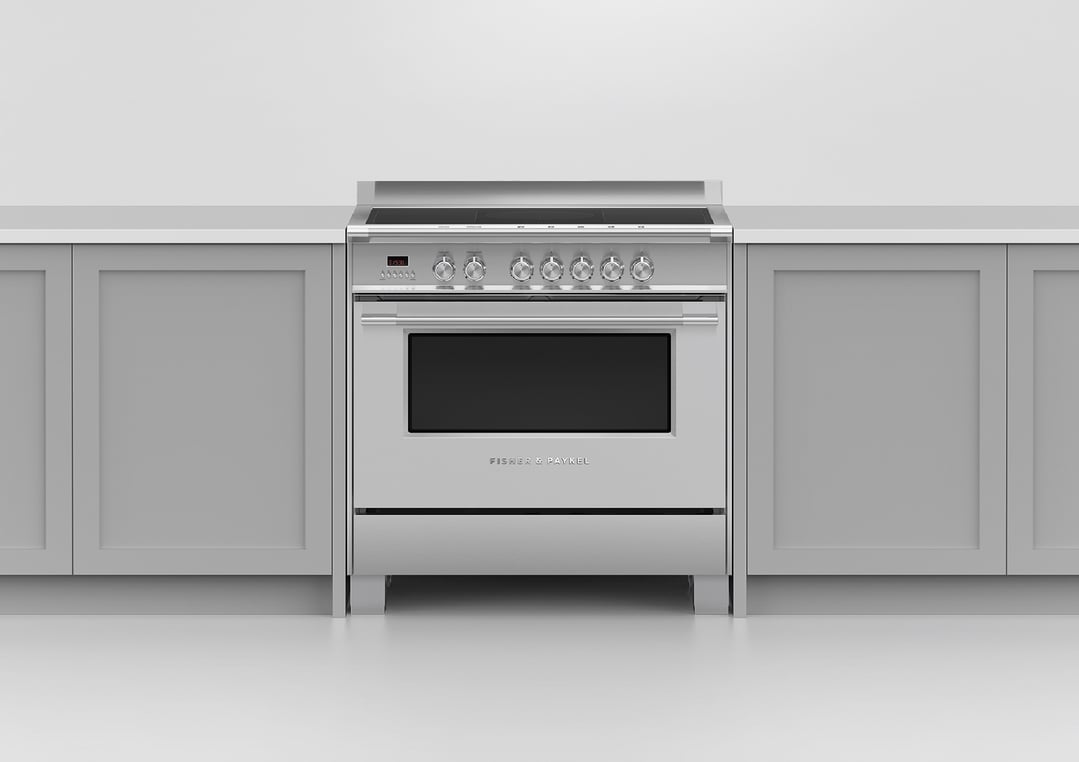 Fisher & Paykel 90cm Series 7 Classic 5 Zone Induction Cooker, 2 SmartZones OR90SCI4X1