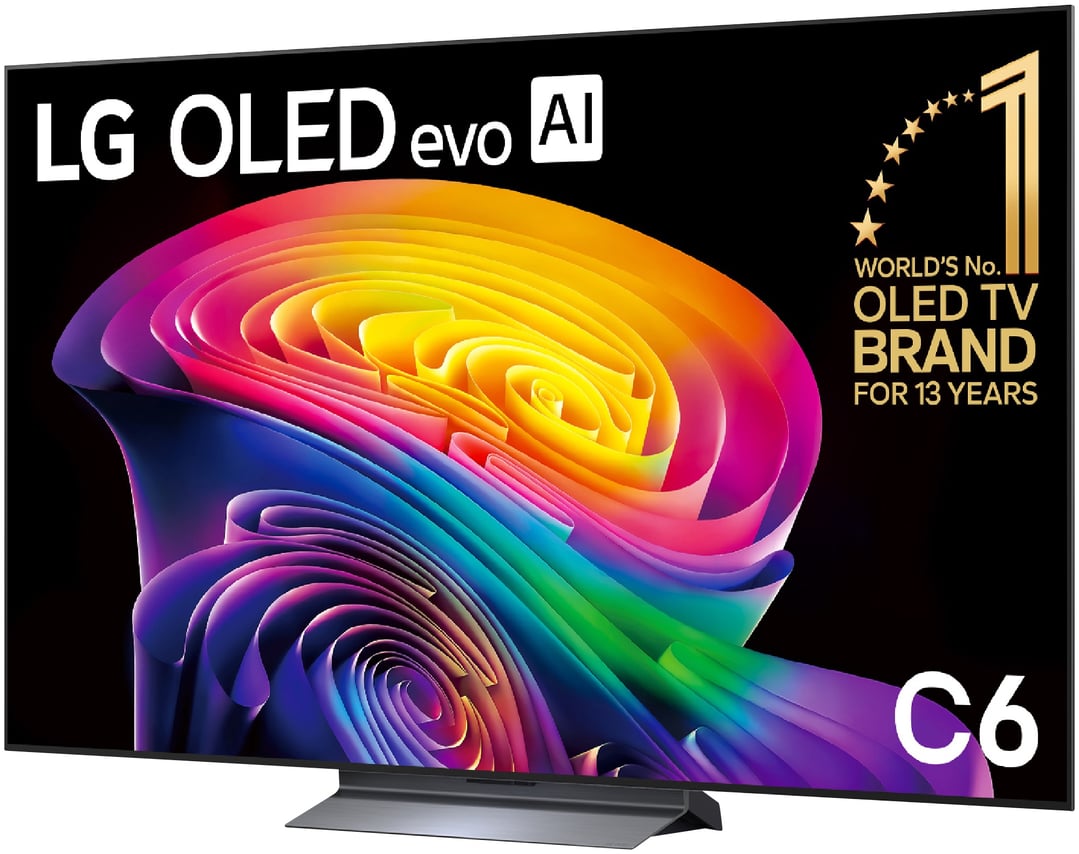 LG 65" OLEDC6 EVO AI 4K Smart TV 2026 OLED65C6PSA