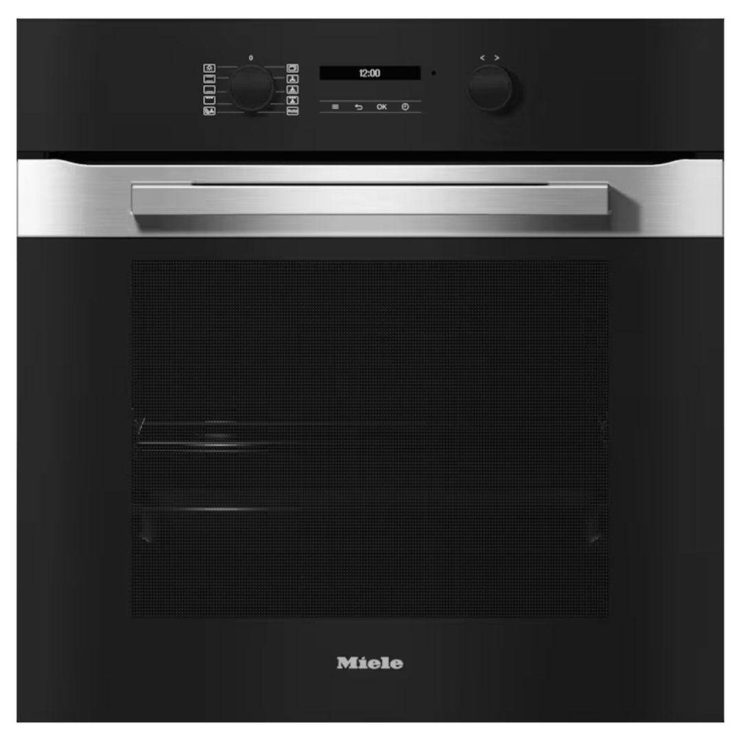 Miele 60cm Built-In Oven with Air Fry Function and Automatic Programmes CleanSteel H2861B