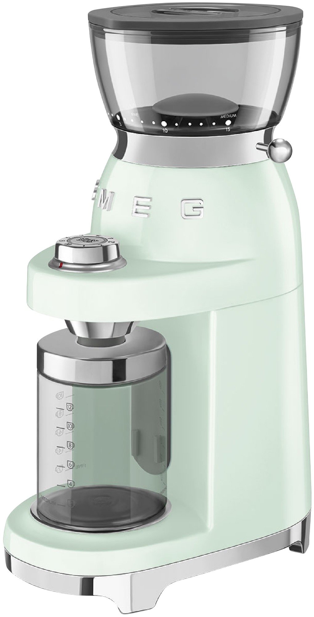 Smeg 50's Style Retro Coffee Grinder - Pastel Green CGF03PGAU