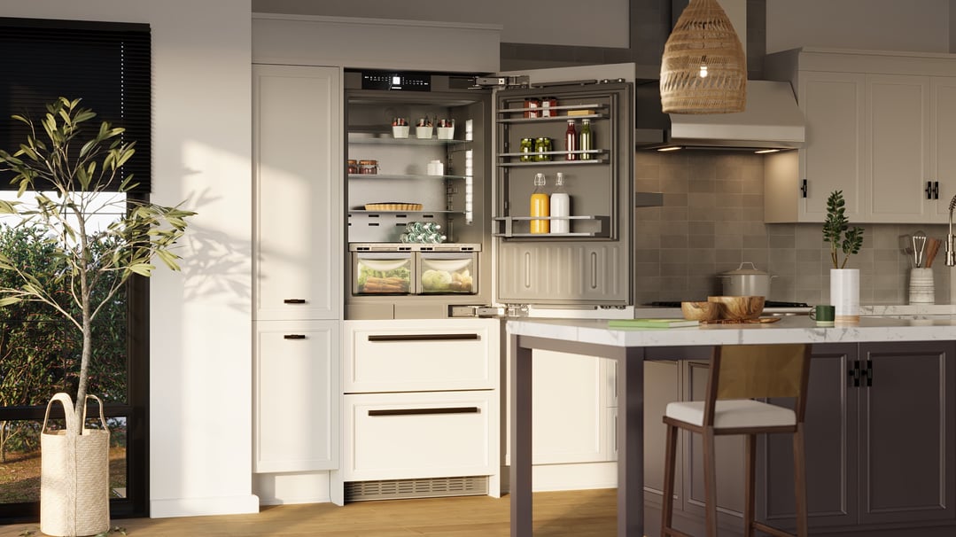 Liebherr 402L Bottom Mount Integrated Fridge Right Hinged ECBN7870RHH