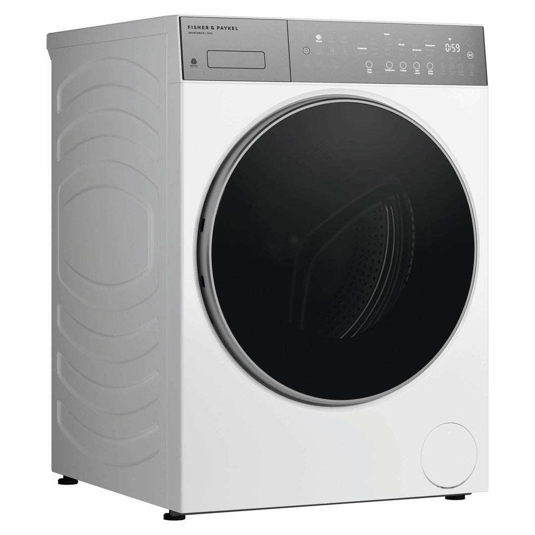 Fisher & Paykel 12kg Series 5 Contemporary Front Loader Washer - White WH1260P5