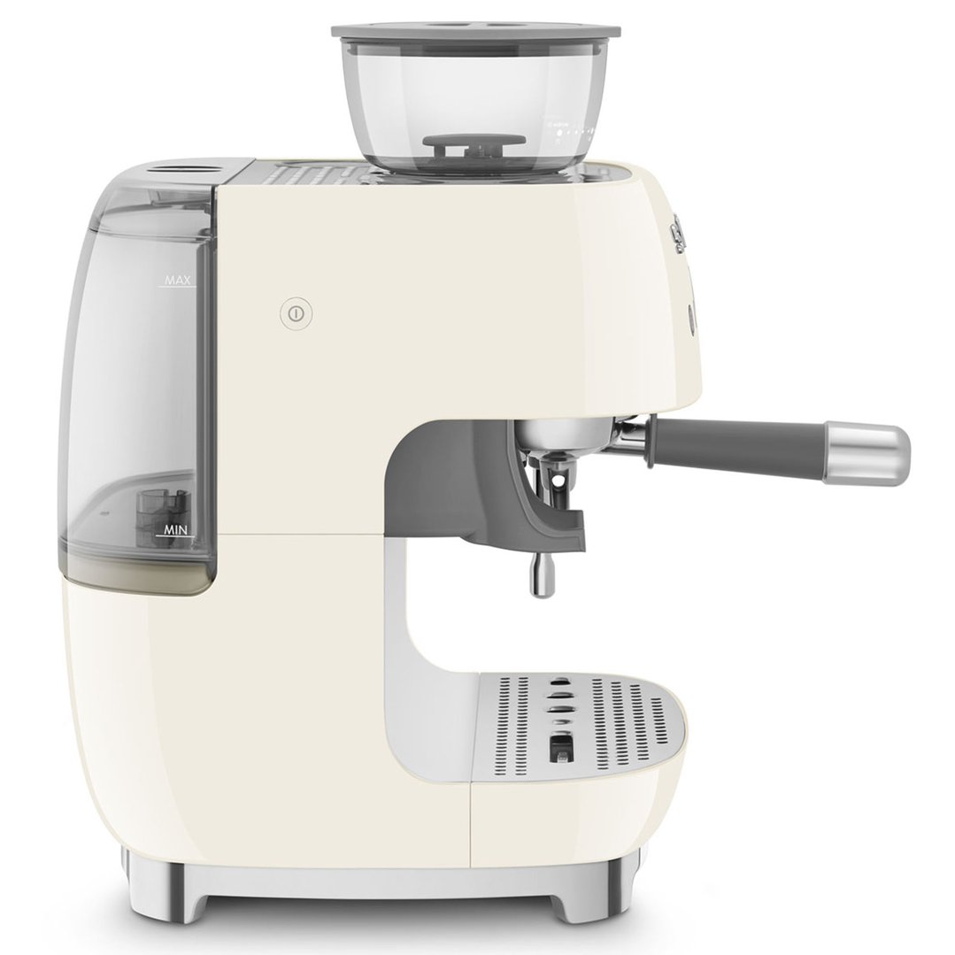 Smeg Espresso Coffee Machine - Cream EGF03CRAU