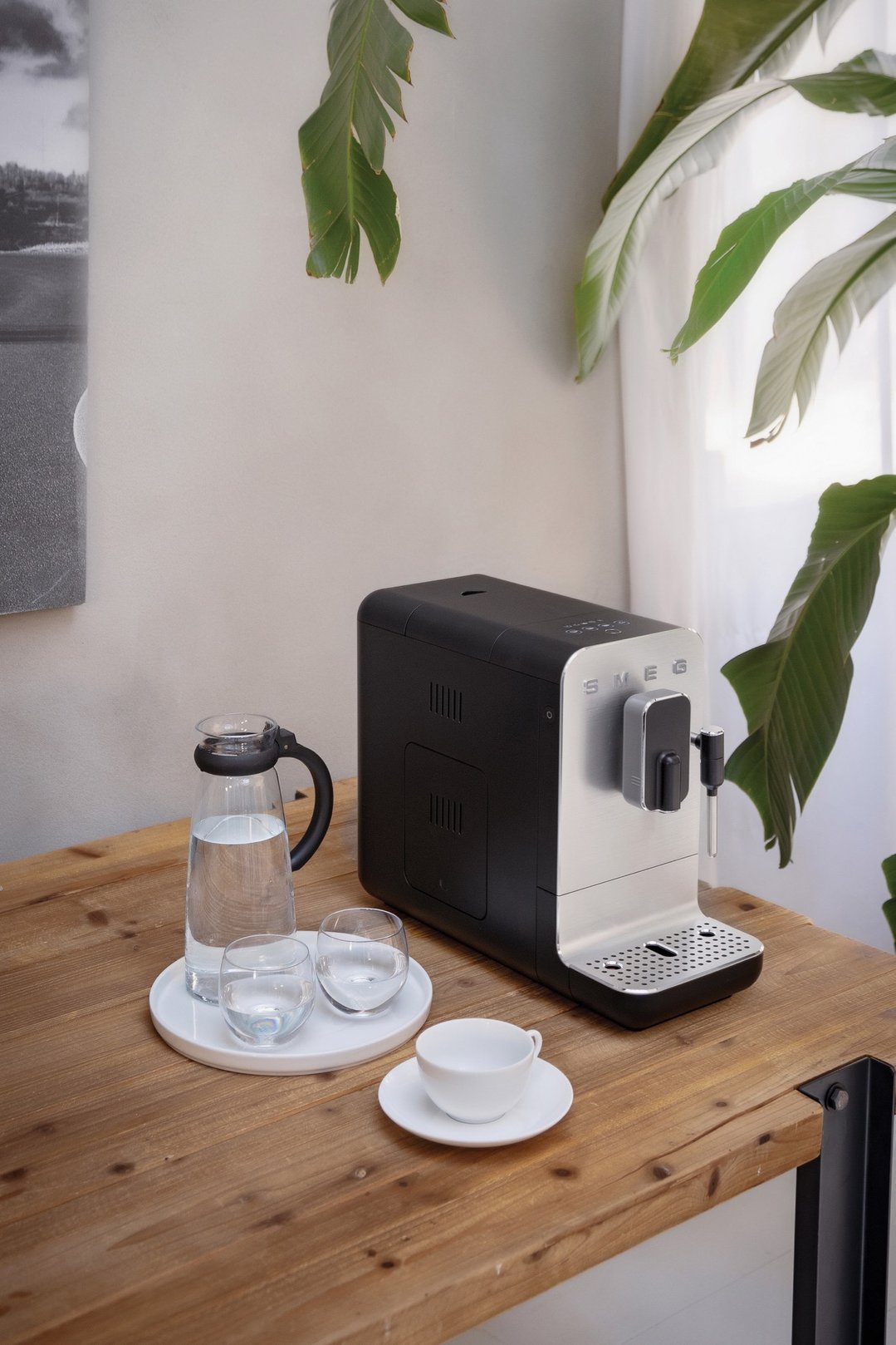 Smeg Bean to Cup Coffee Machine - Black Matte BCC12BLMAU