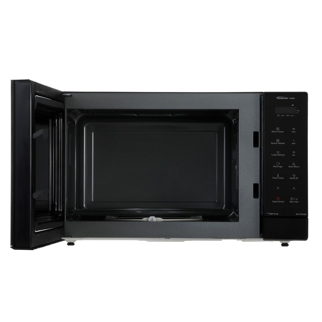 Panasonic 32L 1100W Black Inverter Microwave NN-ST66QBQPQ