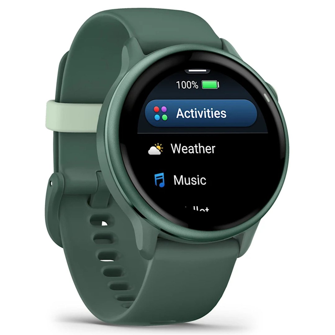 Garmin vívoactive® 6 Metallic Jasper Green with Jasper Green Band 010-02985-02