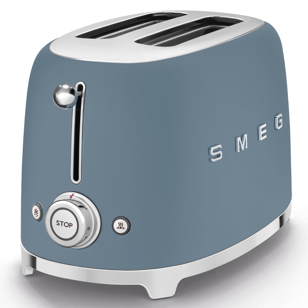 Smeg 50's Style 2 Slice Toaster - Storm Blue TSF01SBMAU
