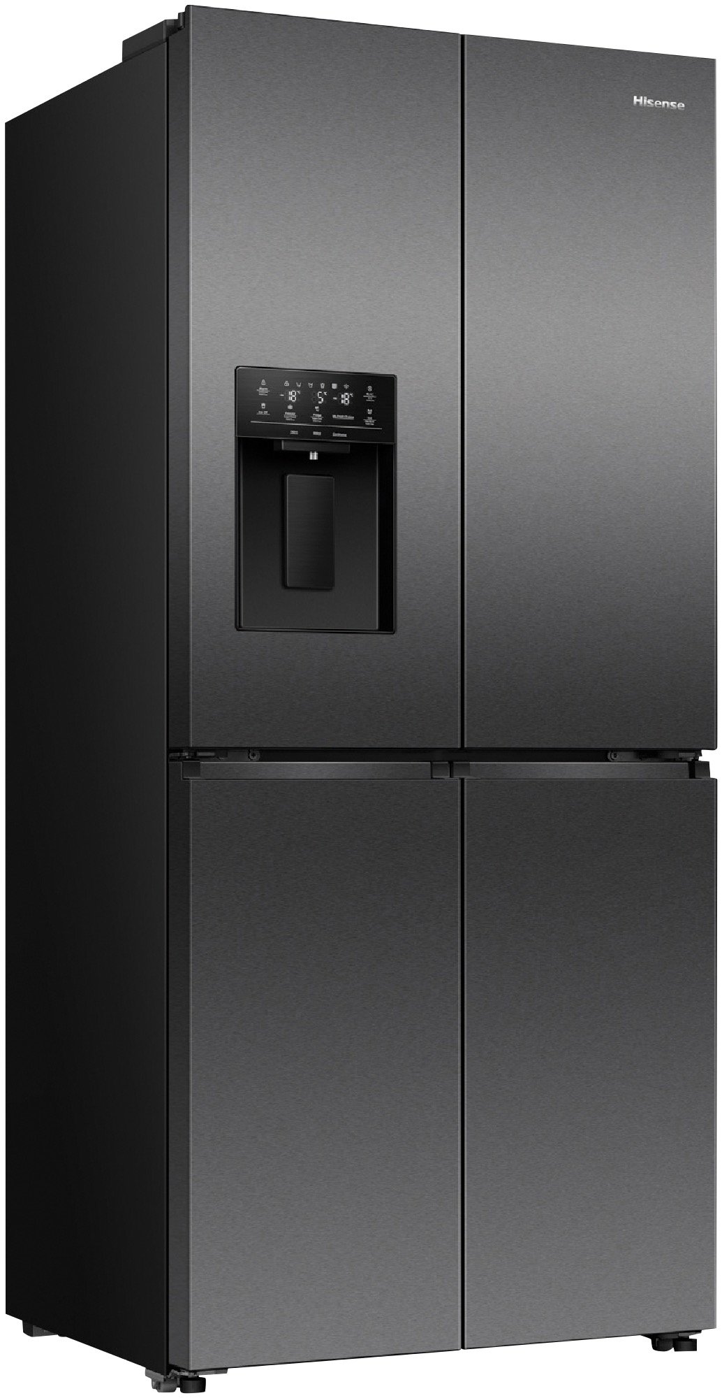 Hisense PureFlat Slim French Door 483L Dark Steel HRCD483TBW