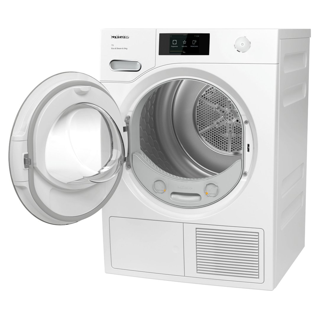 Miele 9kg Heat Pump Dryer with Silks Handcare, HygieneDry and M Touch Display TWR780WP