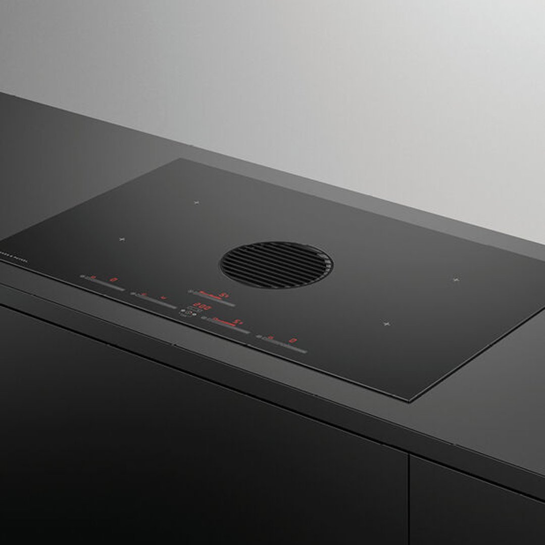 Fisher & Paykel 83cm Series 9 4 Zone Induction Cooktop with Integrated Ventilation CID834DTB4