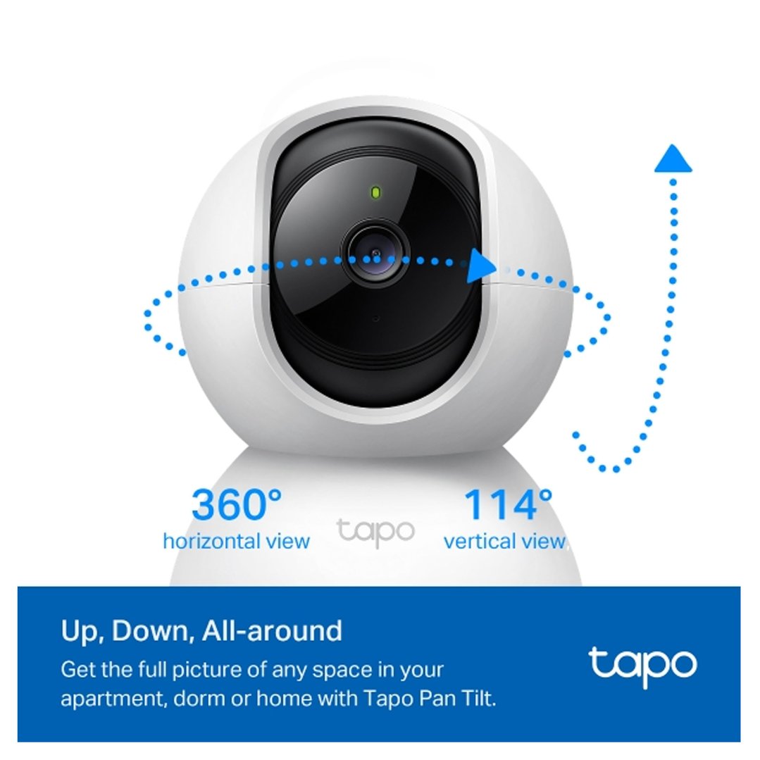 tp-link Tapo 2K Pan/Tilt Home Security Wi-Fi Camera 2-Pack TAPO-C210P2