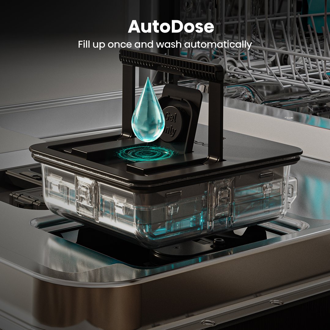Hisense Vero Shine Series 7 16 Place Setting Freestanding Dishwasher (Black) HS7C16FB