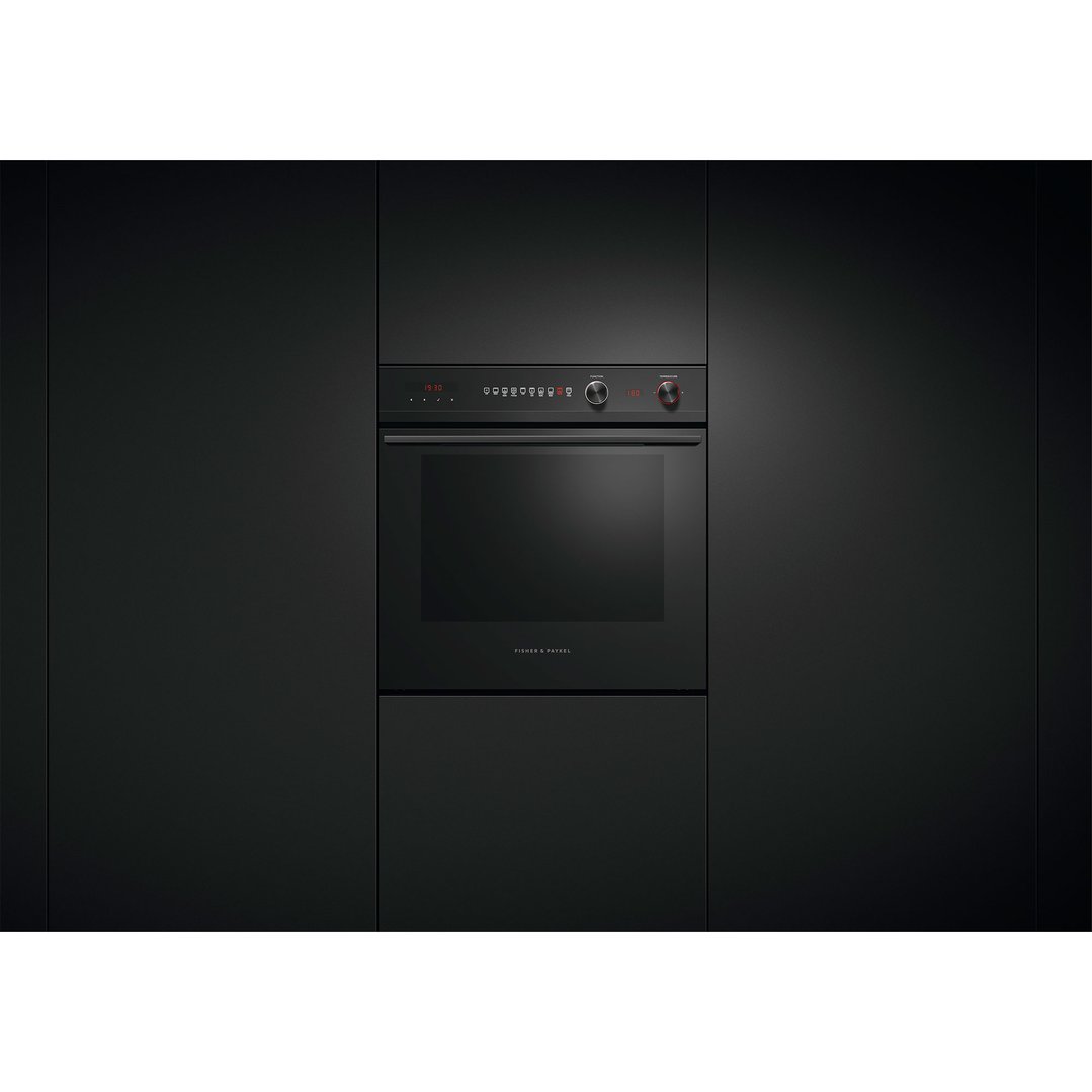Fisher & Paykel 60cm Series 7 Contemporary Pyrolytic Oven, 9 Function OB60SD9PB1