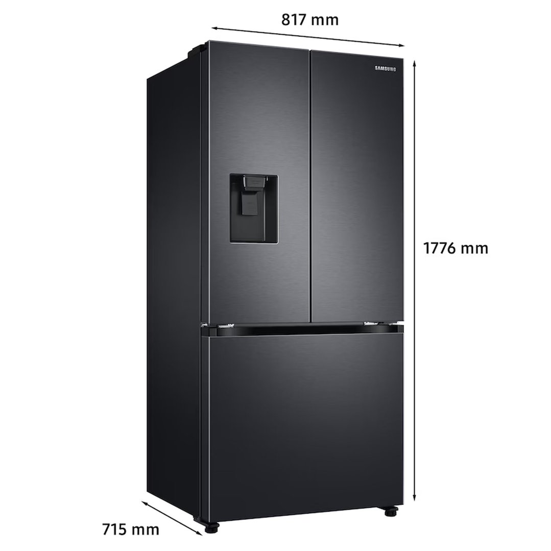 Samsung 495L French Door Refrigerator Freezer Drawer - Black SRF5300BD