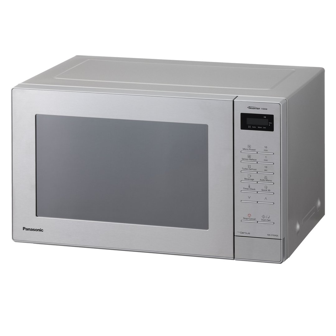 Panasonic 32L 1100W Stainless Steel Inverter Microwave NN-ST69QSQPQ