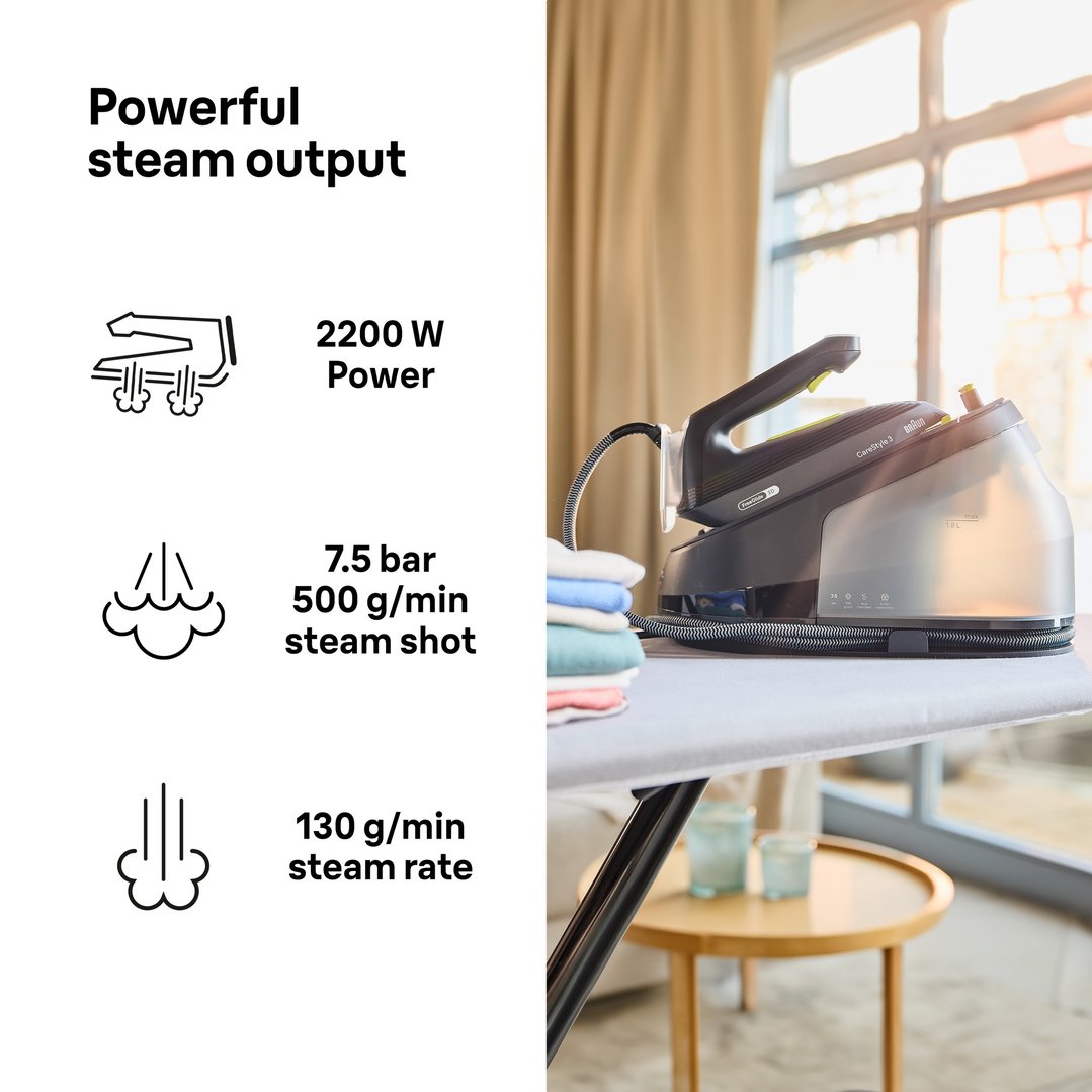 Braun CareStyle 3 Steam Generator Iron Black IS3257BK