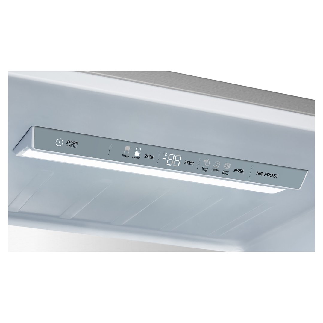 Hisense 415L Bottom Mount Fridge with Water Dispenser - Silver HRBM419SW